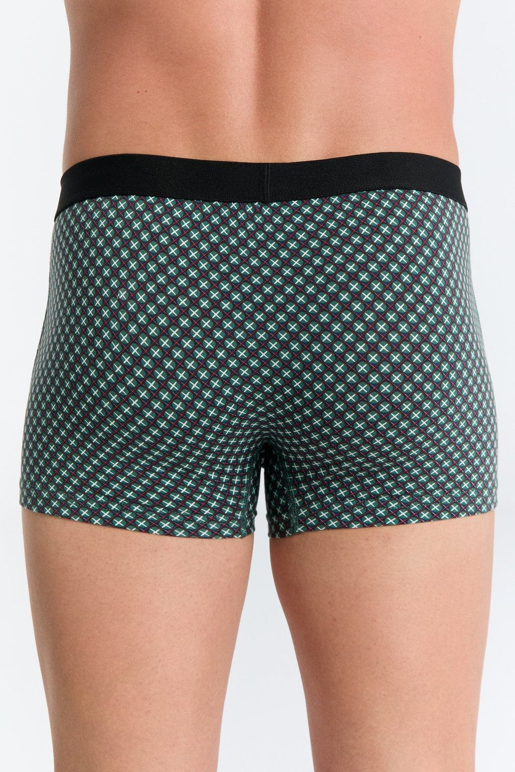 Men's Trunks, Forest Cube 3-Pack