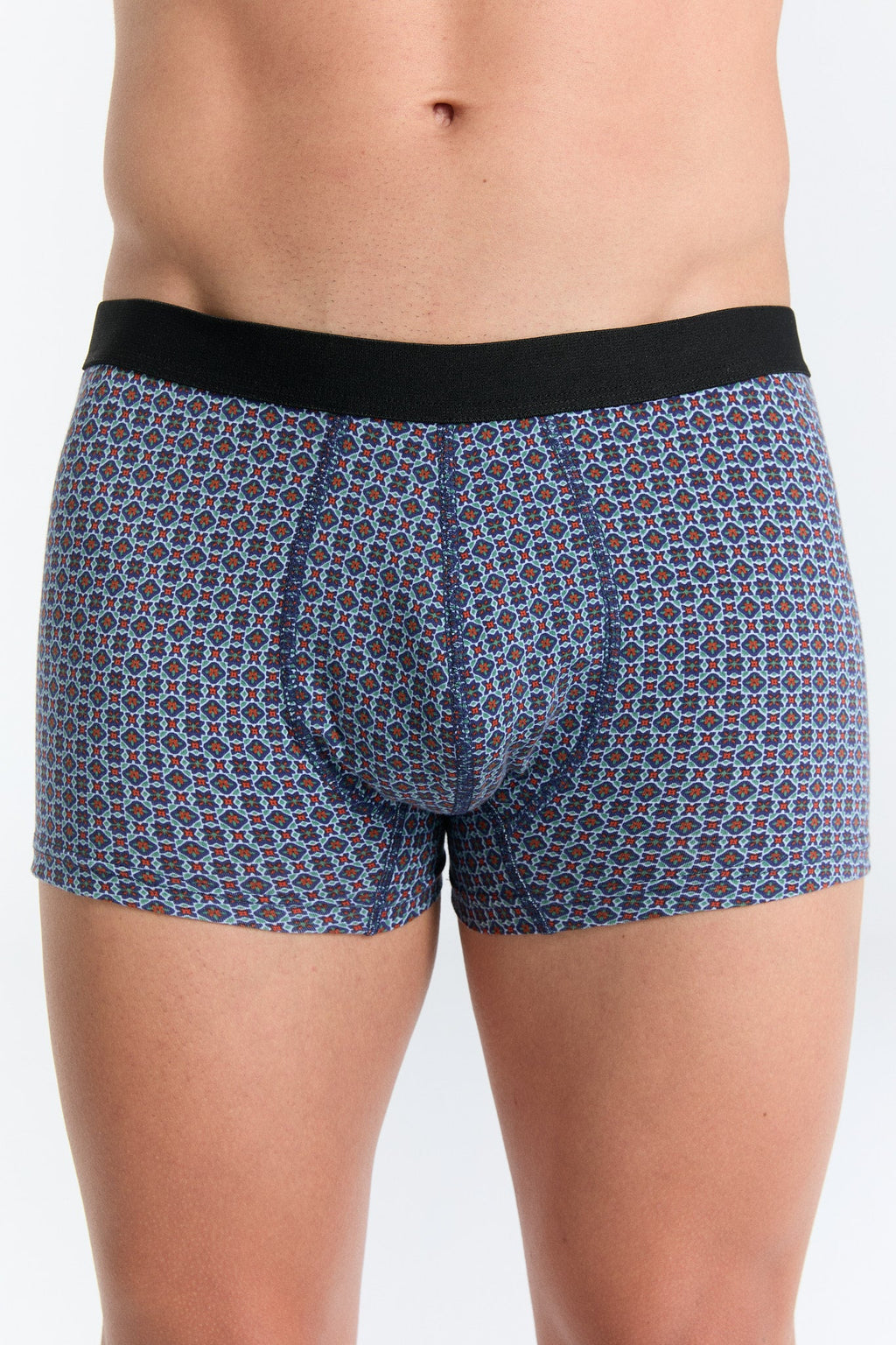 Men's Trunks, Floral Geo 3-Pack