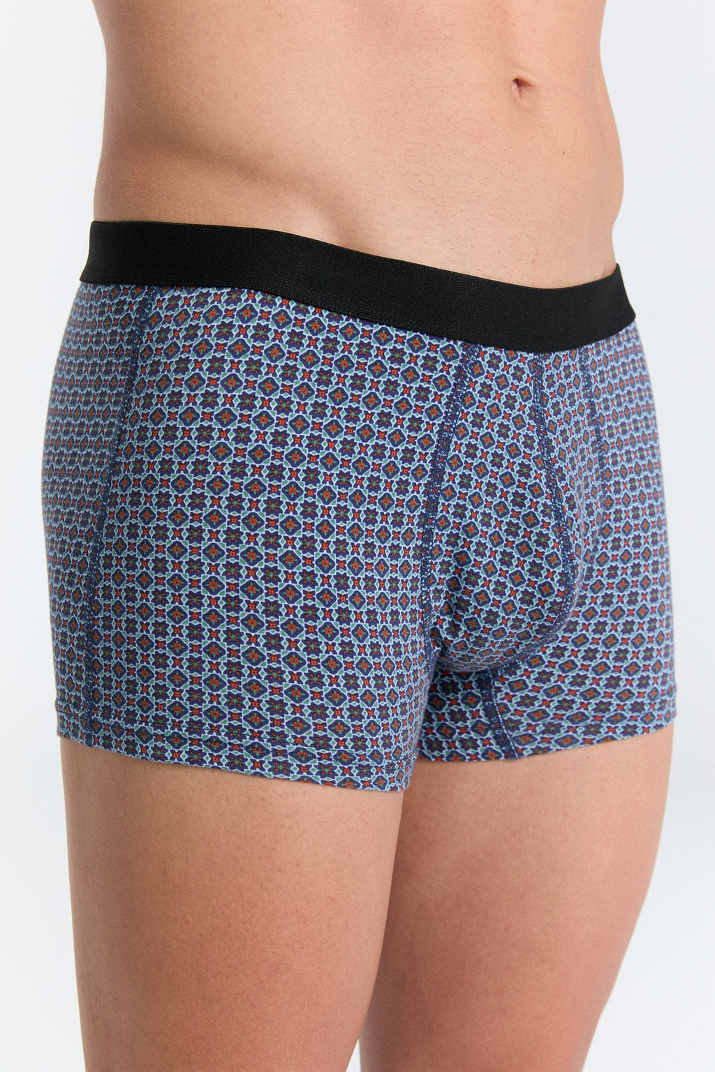 Men's Trunks, Floral Geo 3-Pack