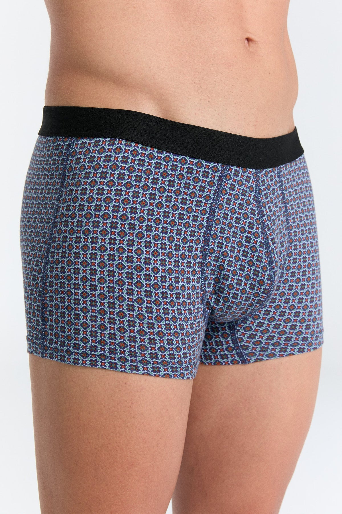 Men's Trunks, Floral Geo 3-Pack