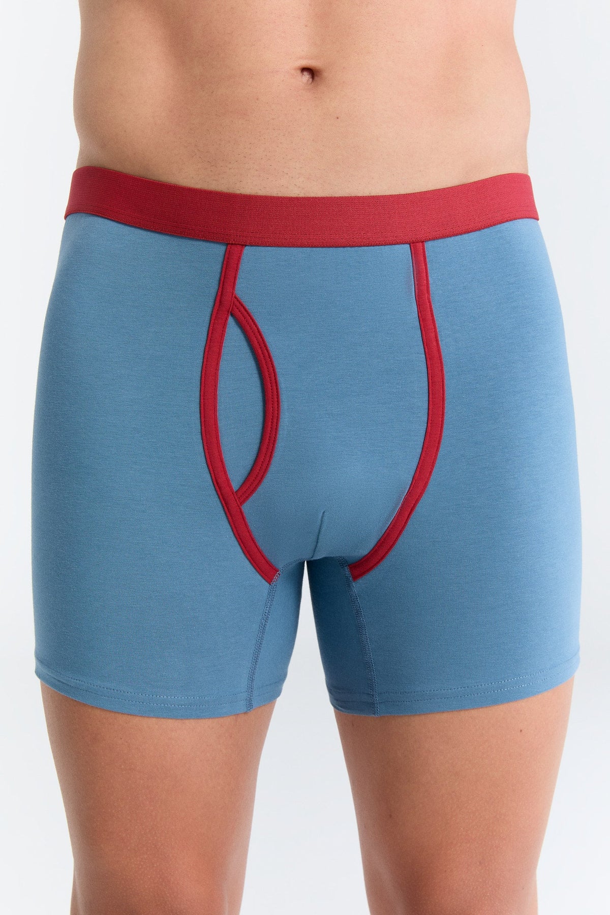Men's Boxer Shorts, Denim Blue 3-Pack