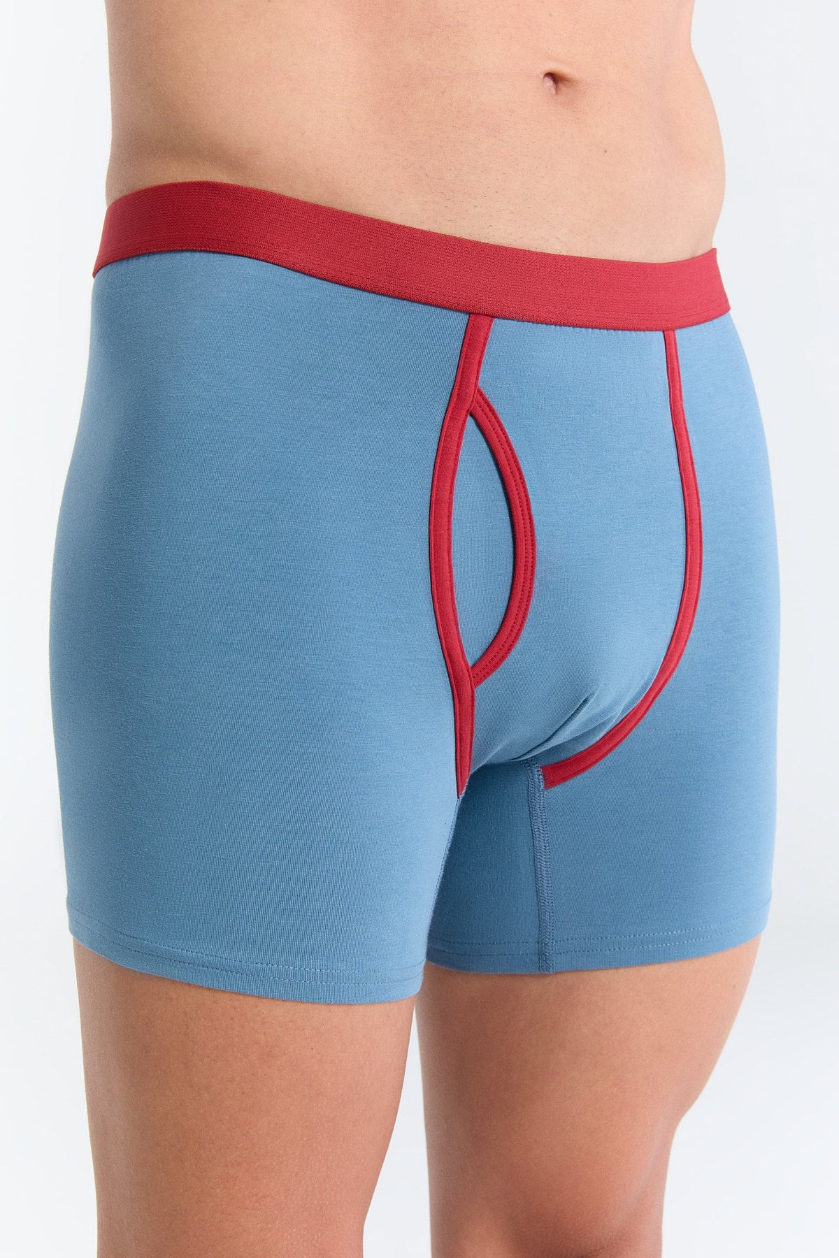Men's Boxer Shorts, Denim Blue 3-Pack