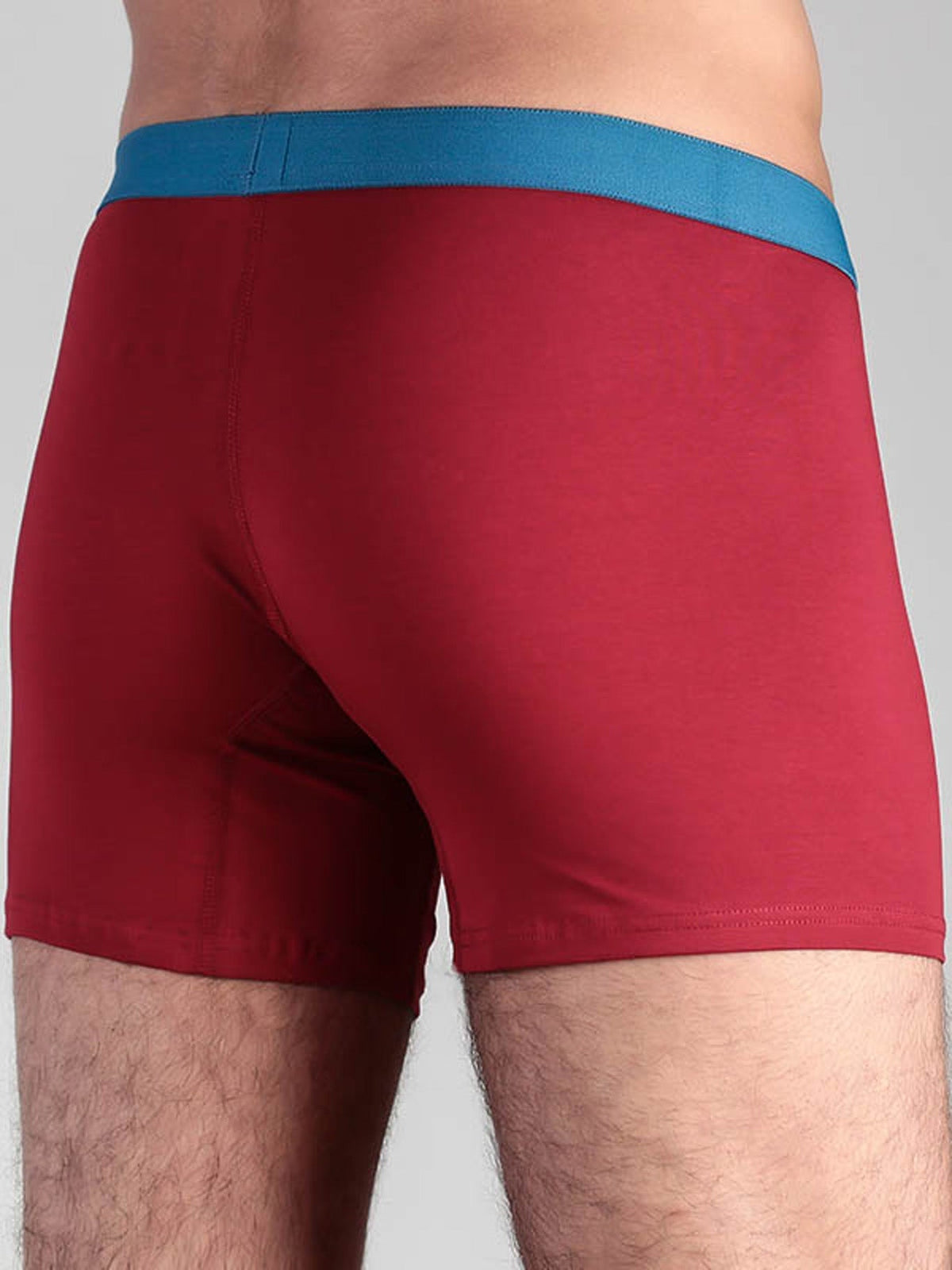 Men's Boxer Shorts, Red — Albero Natur, view 2
