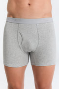 Men's Boxer Shorts, Grey - Melange