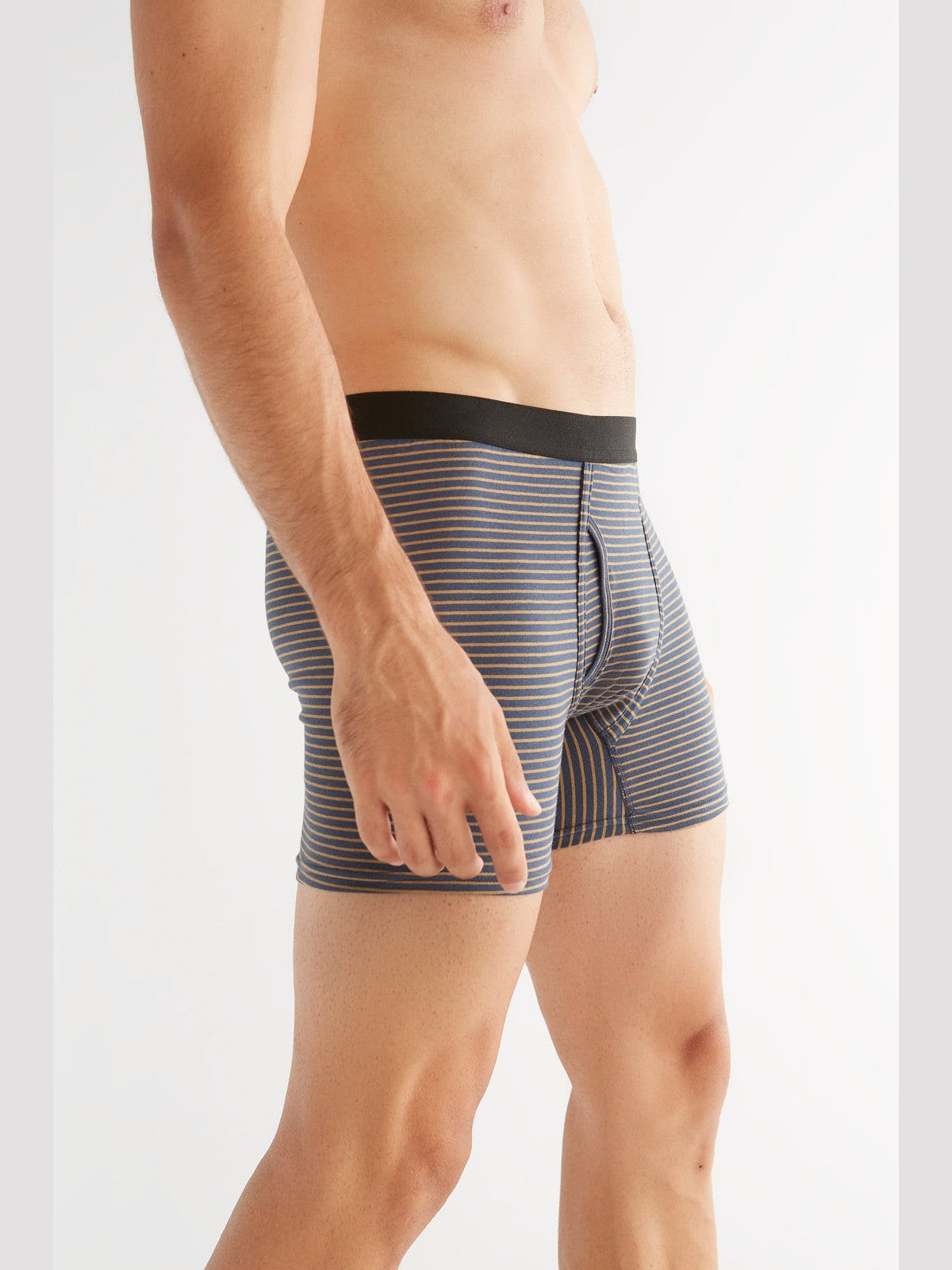 Men's Boxer Shorts, Indigo - Ginger