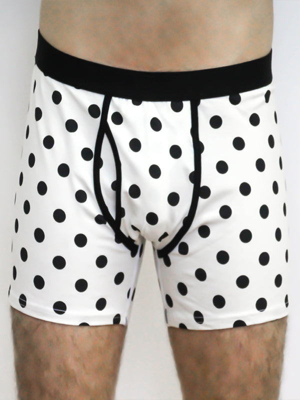Men's Boxer Shorts, Dots — Albero Natur