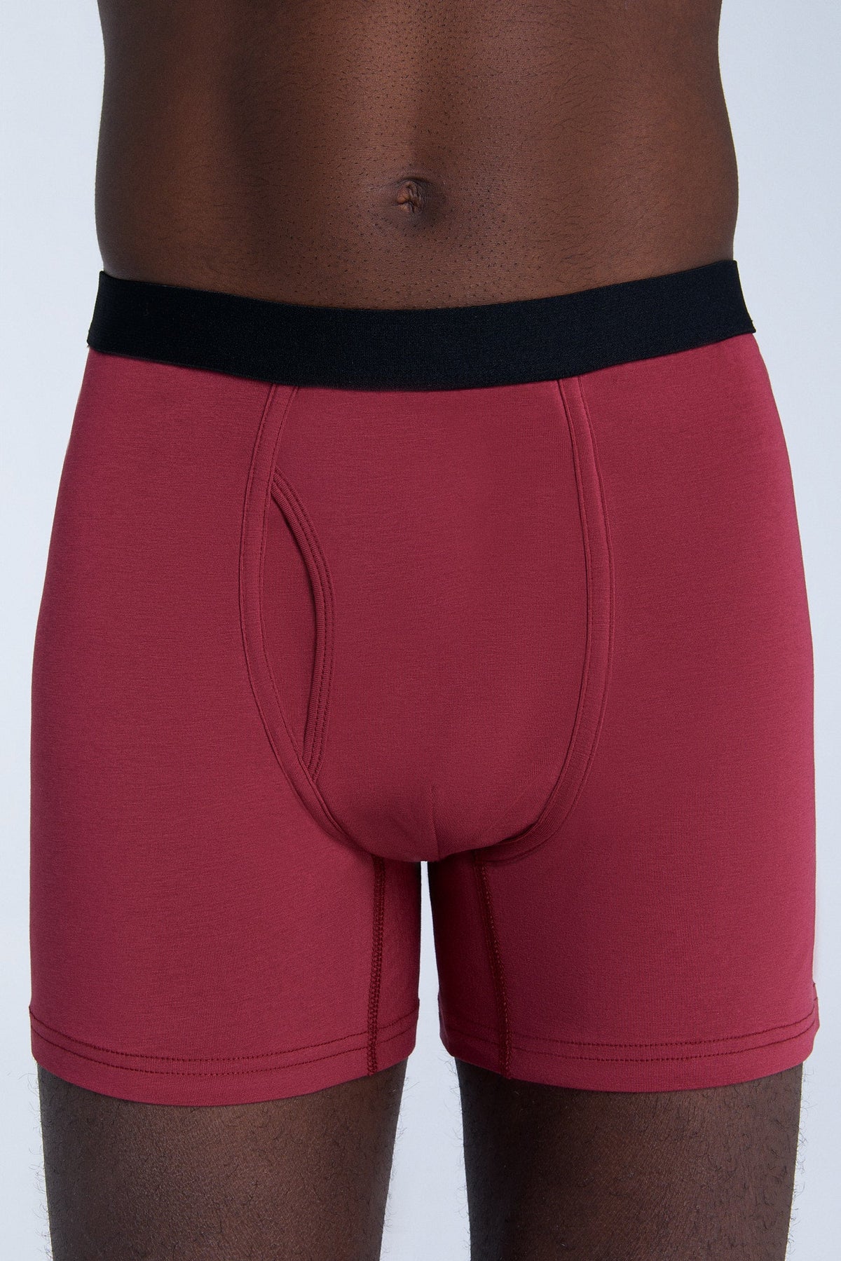 Men's Boxer Shorts, Tibet Red — Albero Natur