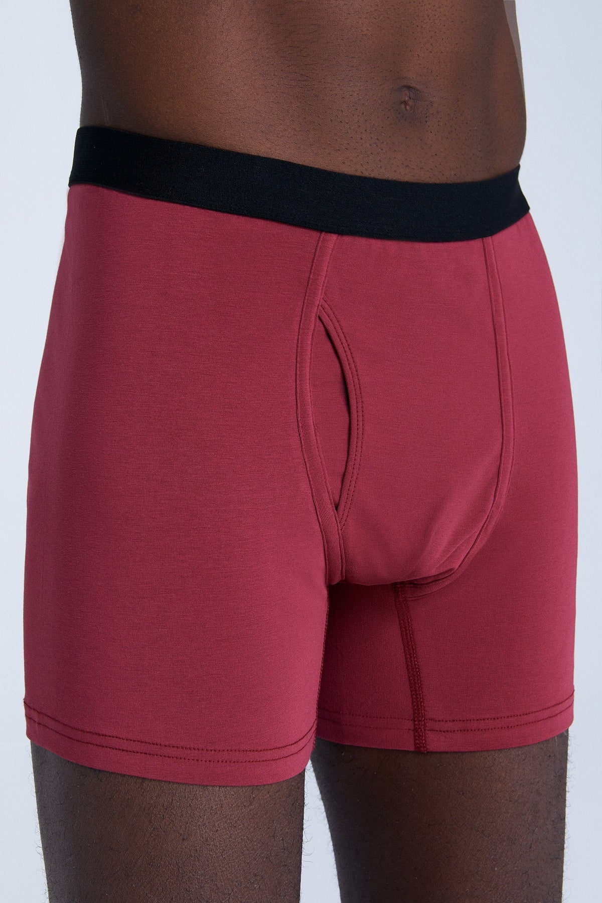 Men's Boxer Shorts, Tibet Red — Albero Natur, view 3