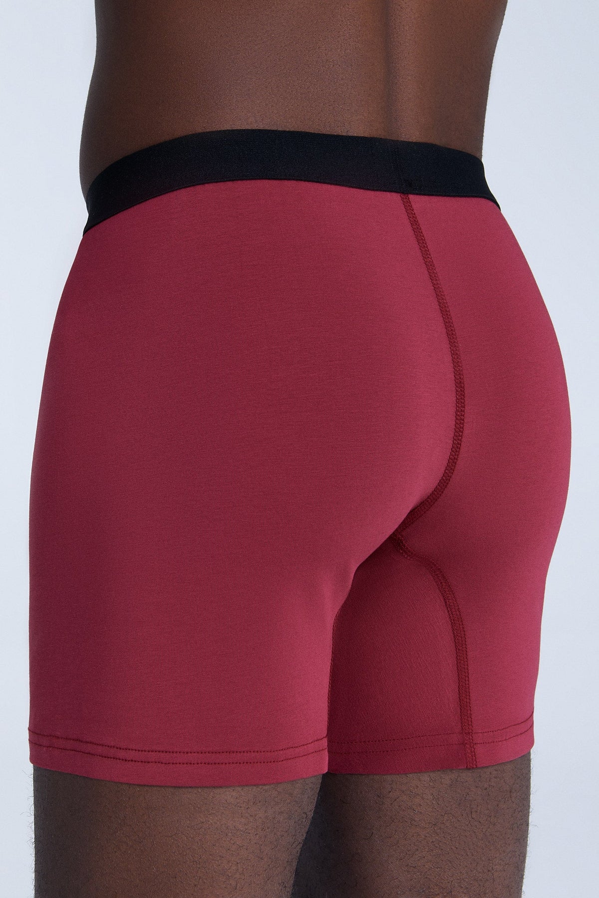 Men's Boxer Shorts, Tibet Red — Albero Natur, view 4