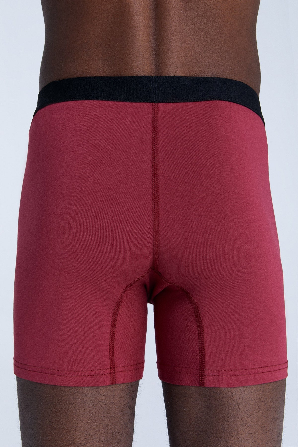 Men's Boxer Shorts, Tibet Red — Albero Natur, view 2