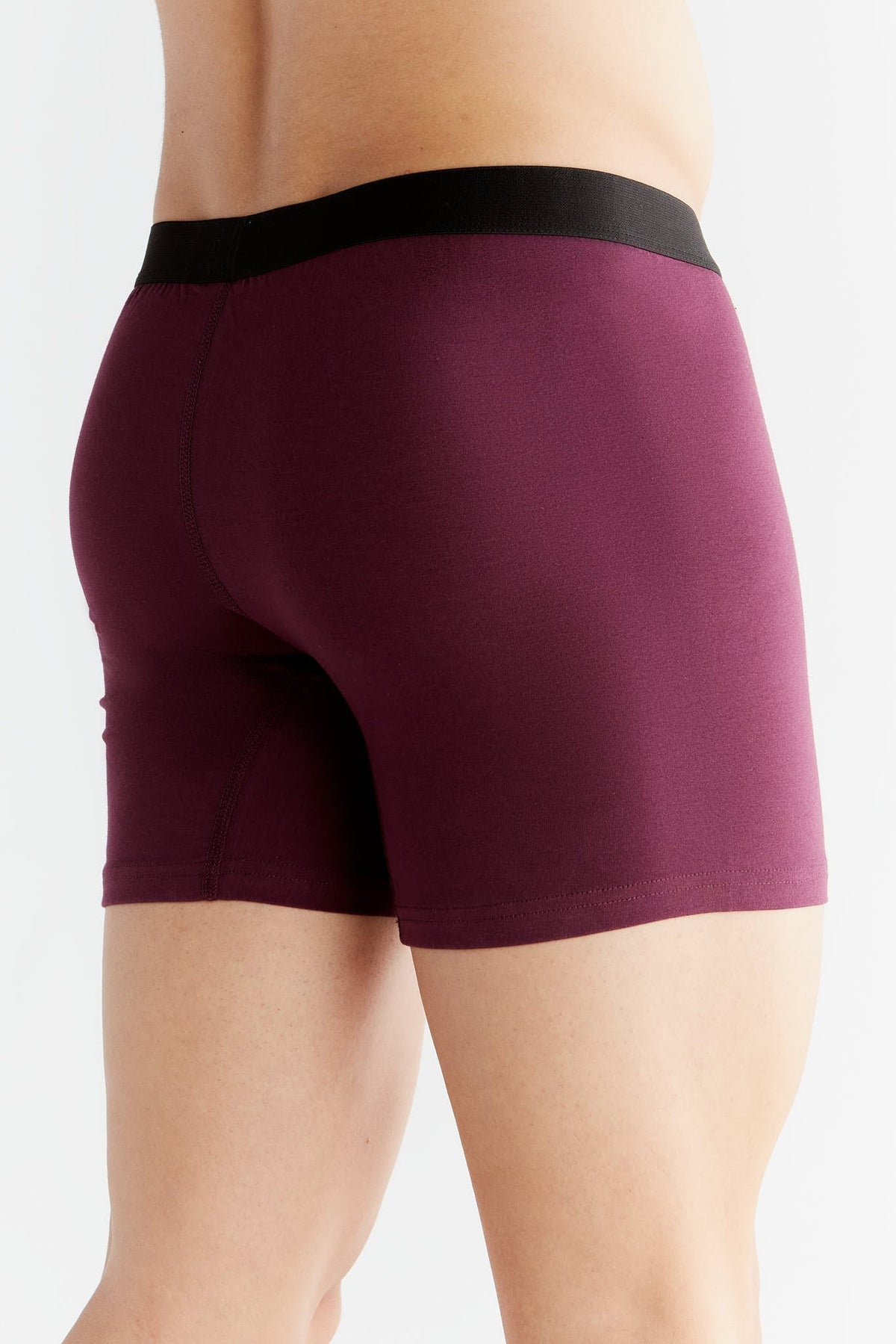 Men's Boxer Shorts, Aubergine 3-Pack