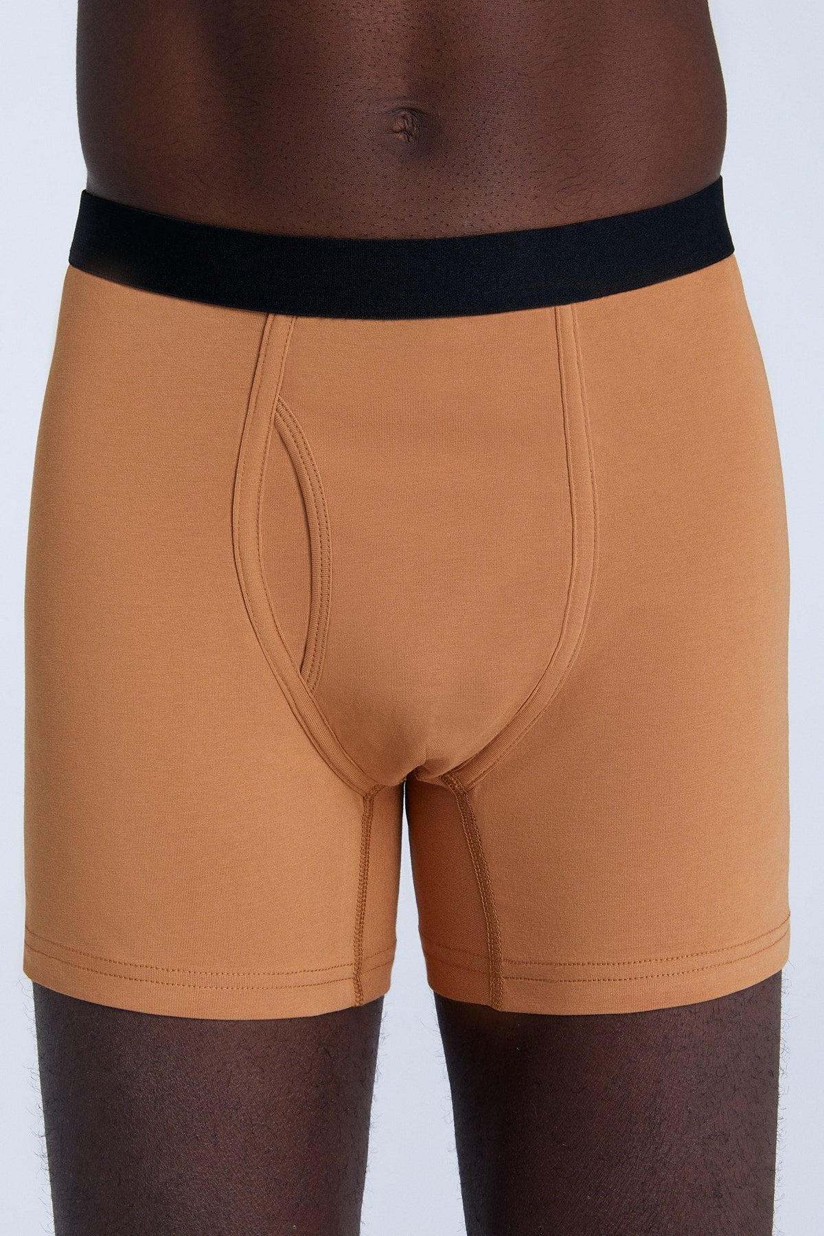 Men's Boxer Shorts, Cinnamon — Albero Natur