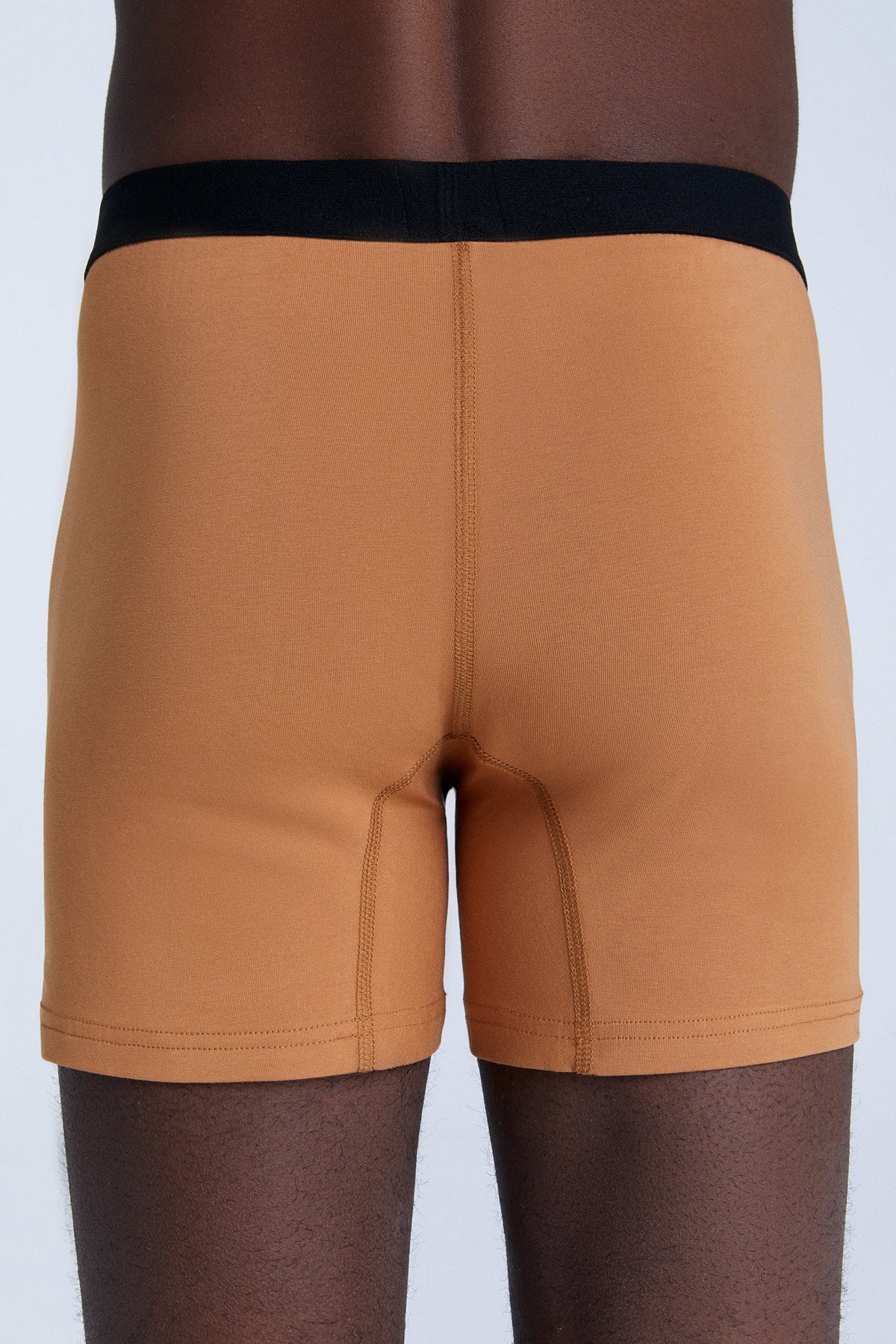 Men's Boxer Shorts, Cinnamon — Albero Natur, view 2