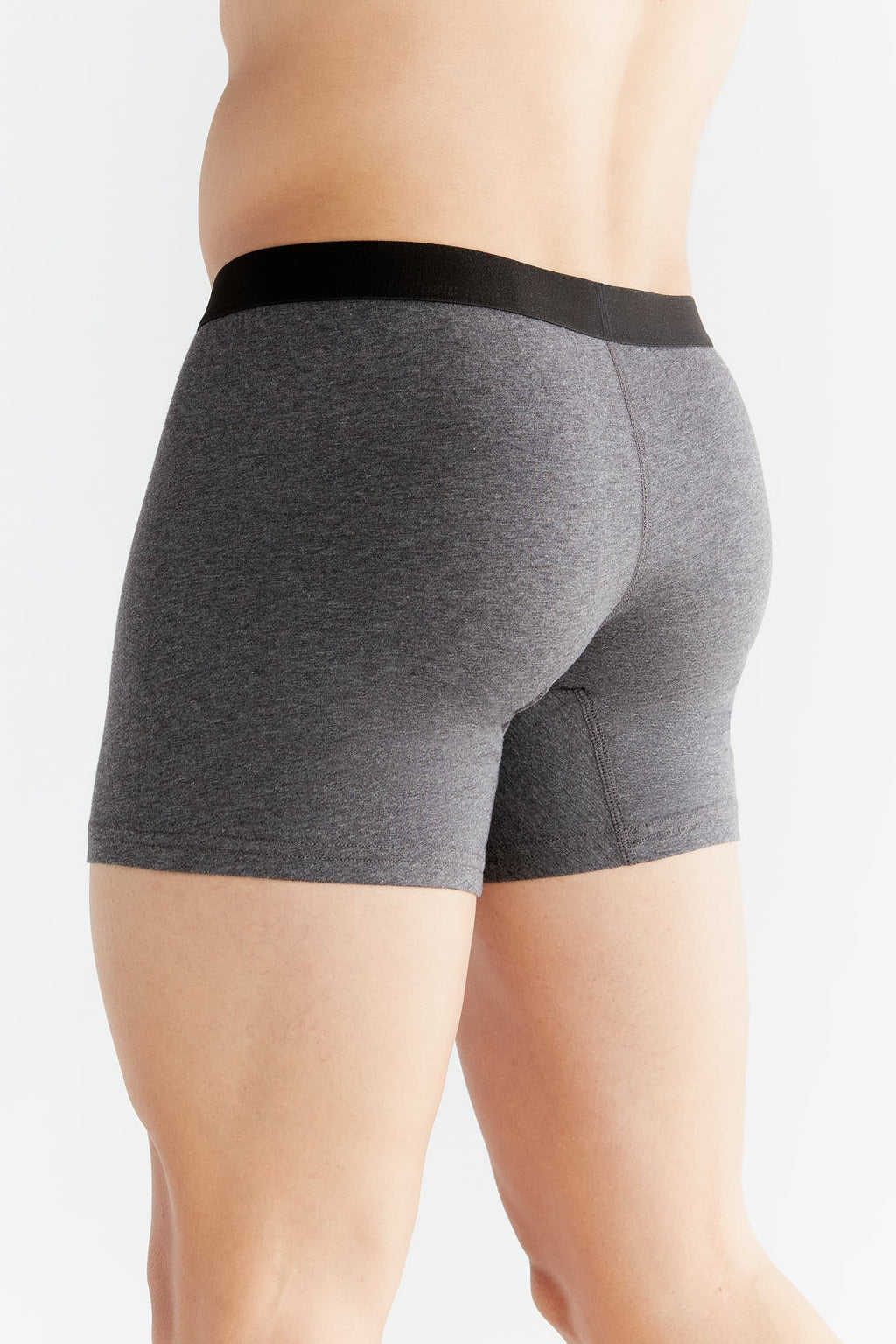 Men's Boxer Shorts, Anthracite - Melange 3-Pack