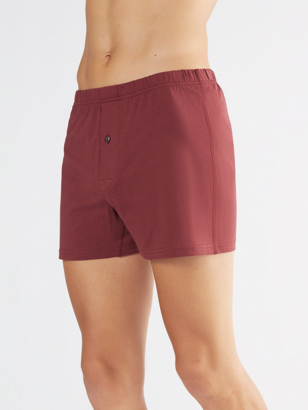 Men's Boxer Shorts, Bordeaux 3-Pack