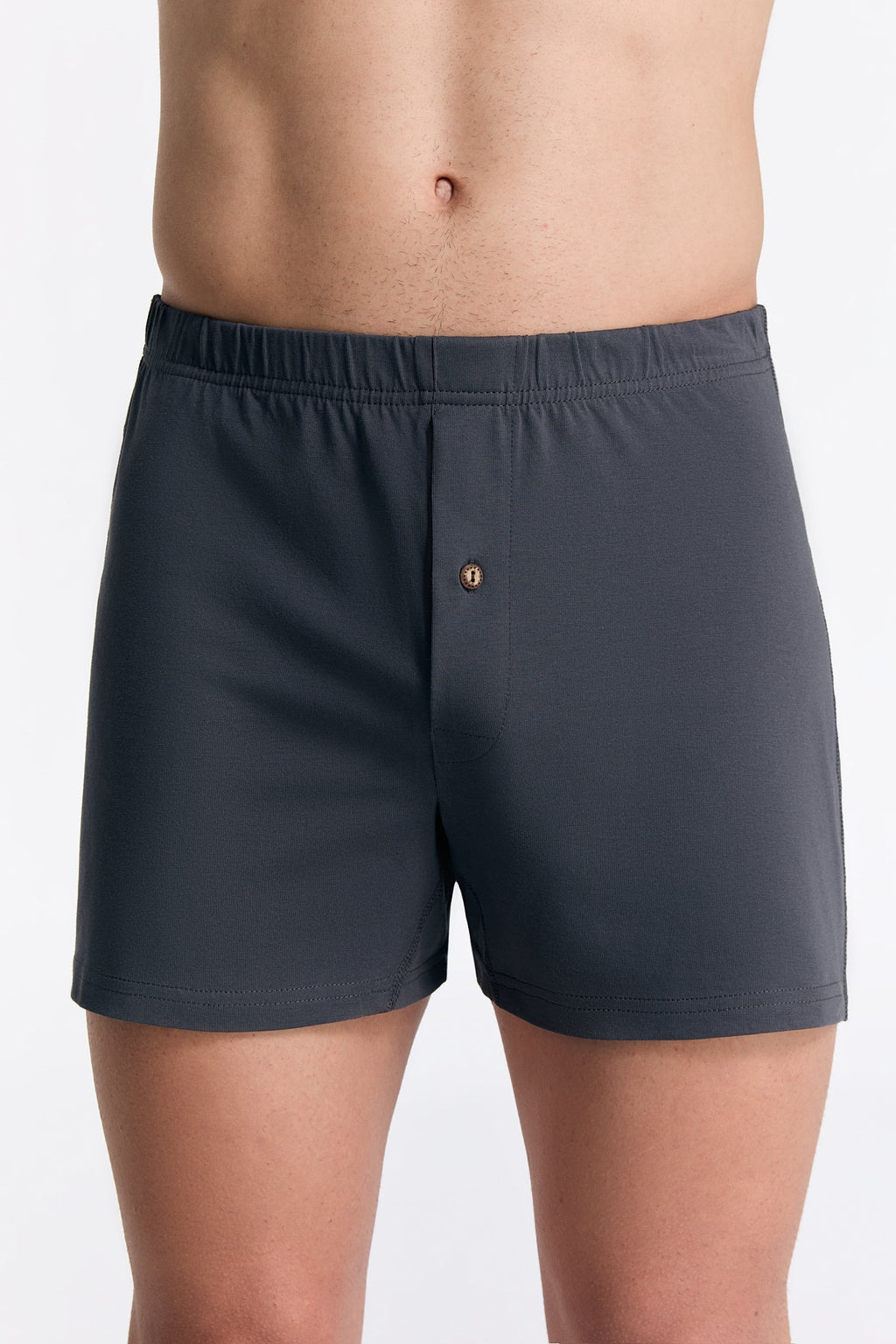 Men's Boxer Shorts, Anthracite 3-Pack