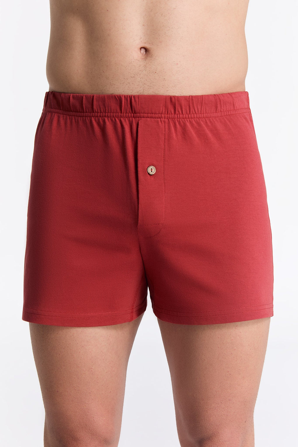 Men's Boxer Shorts, Red Ochre 3-Pack