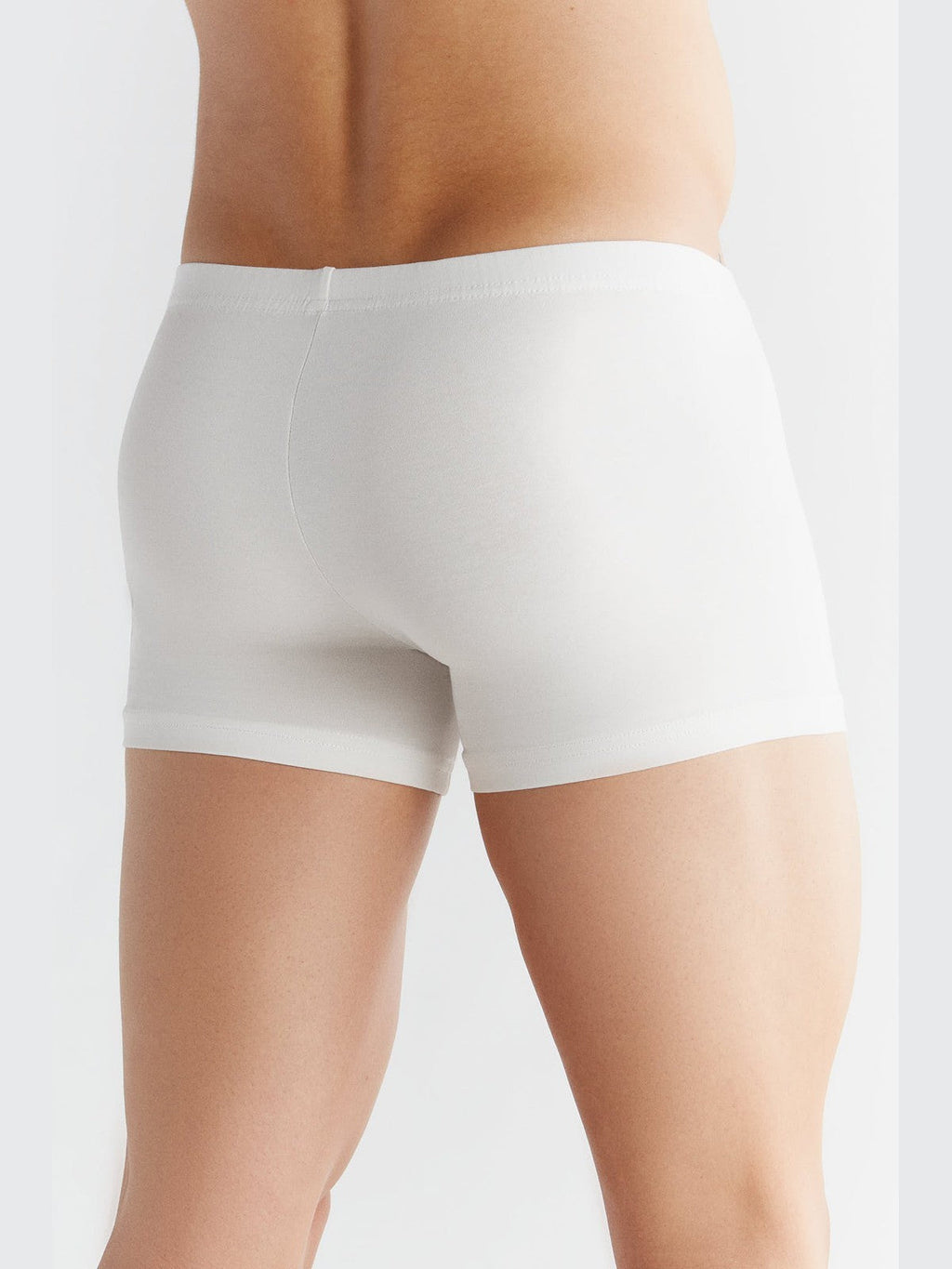 Men's Retro Shorts, Natural White