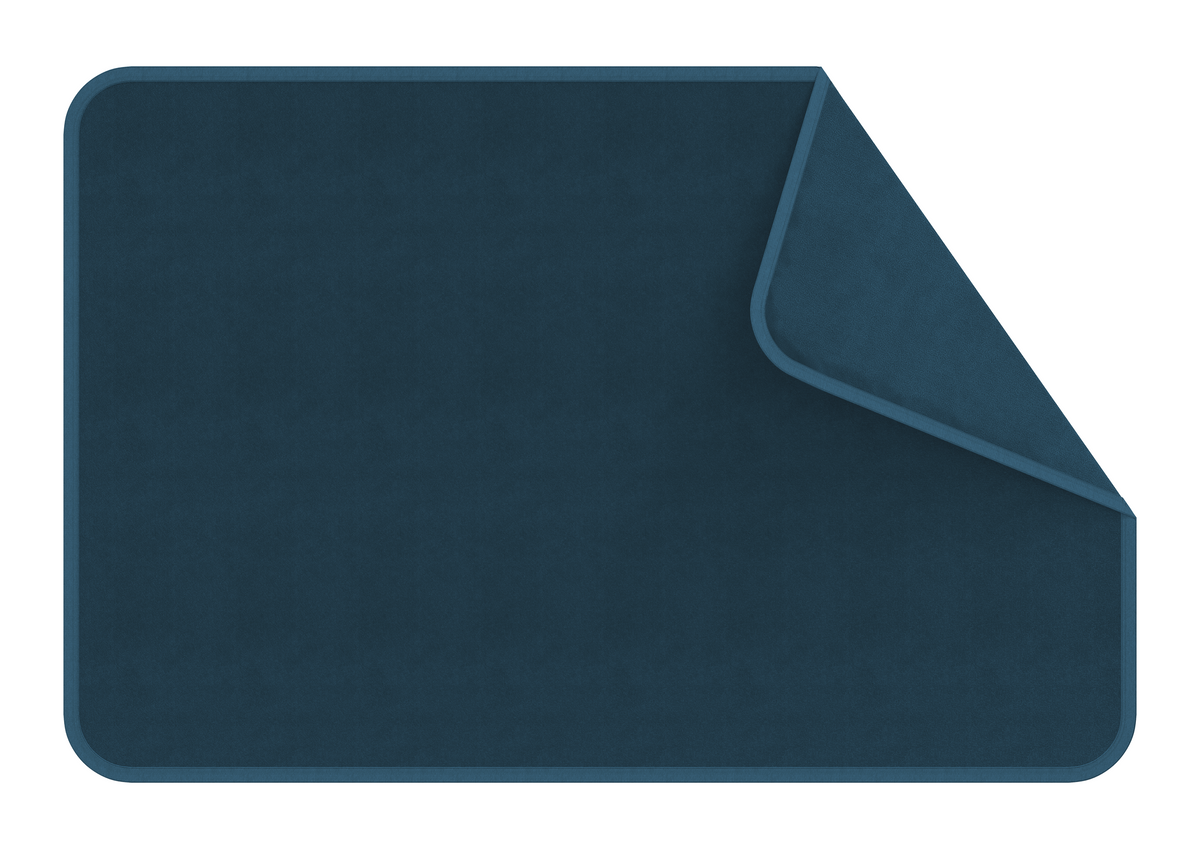 Velour Blanket, Danube Blue — Leela Cotton