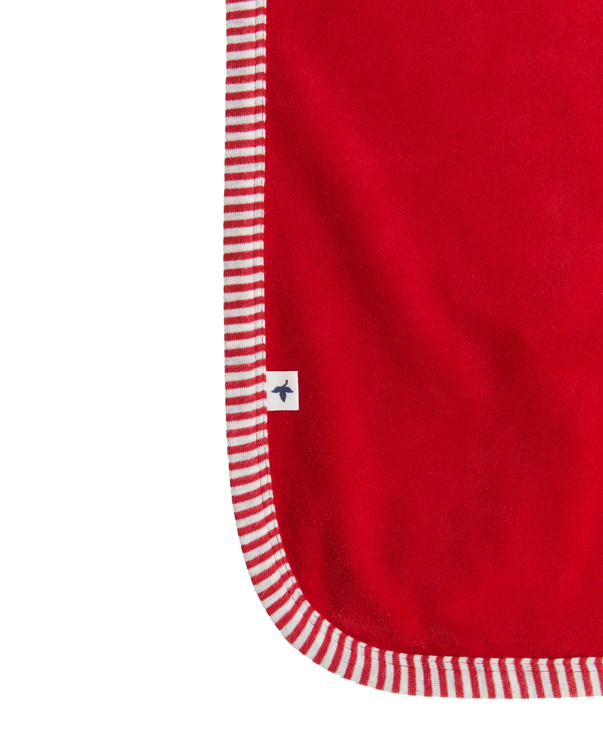 Velour Blanket, Brick Red — Leela Cotton, view 4
