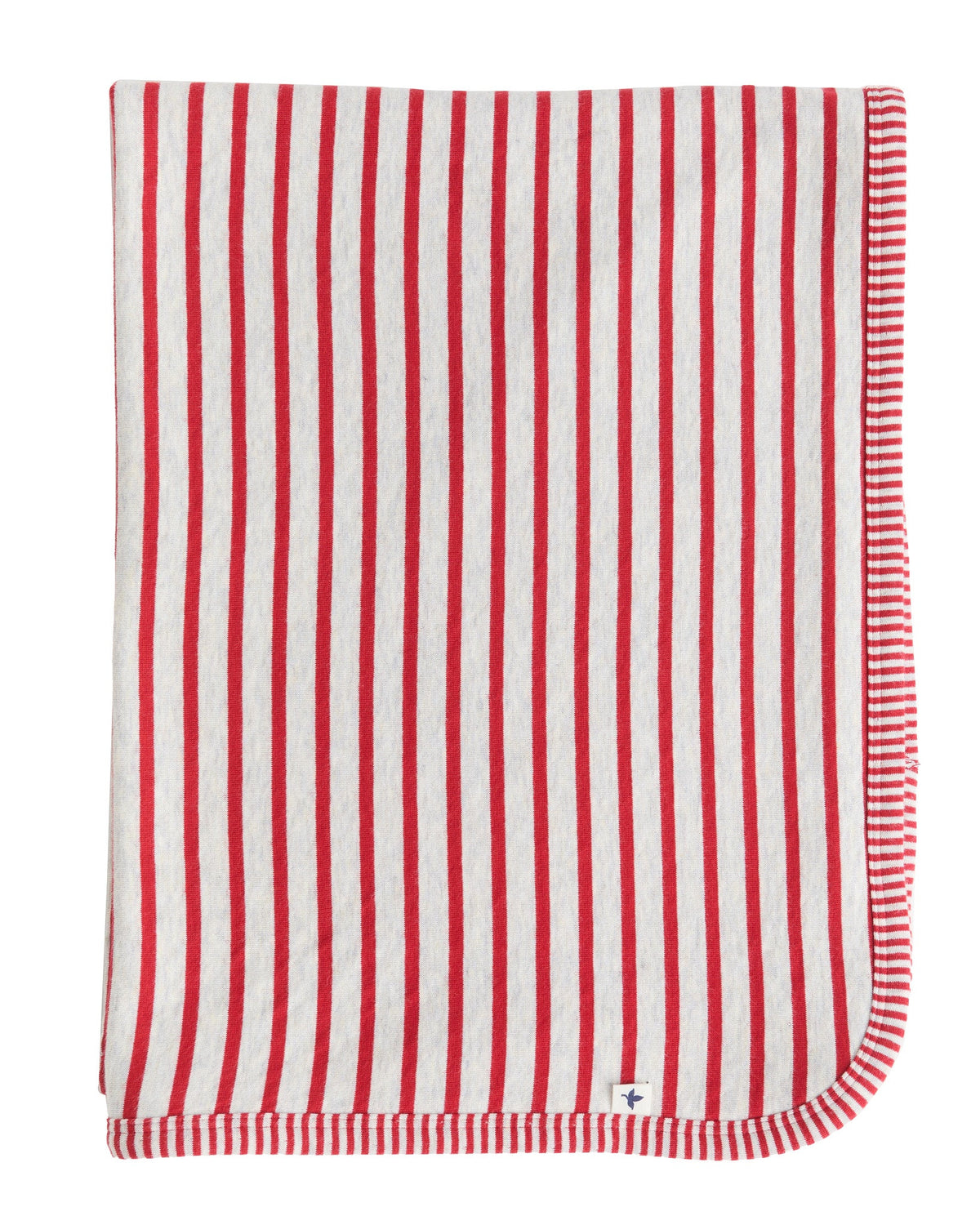 Kids' Reversible Blanket Brick Red / Beige — Leela Cotton, view 4