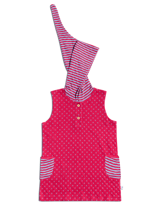 Baby Tunic Dress, Persian Red — Leela Cotton