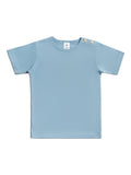 Baby Basic Short Sleeve Top, Dove Blue