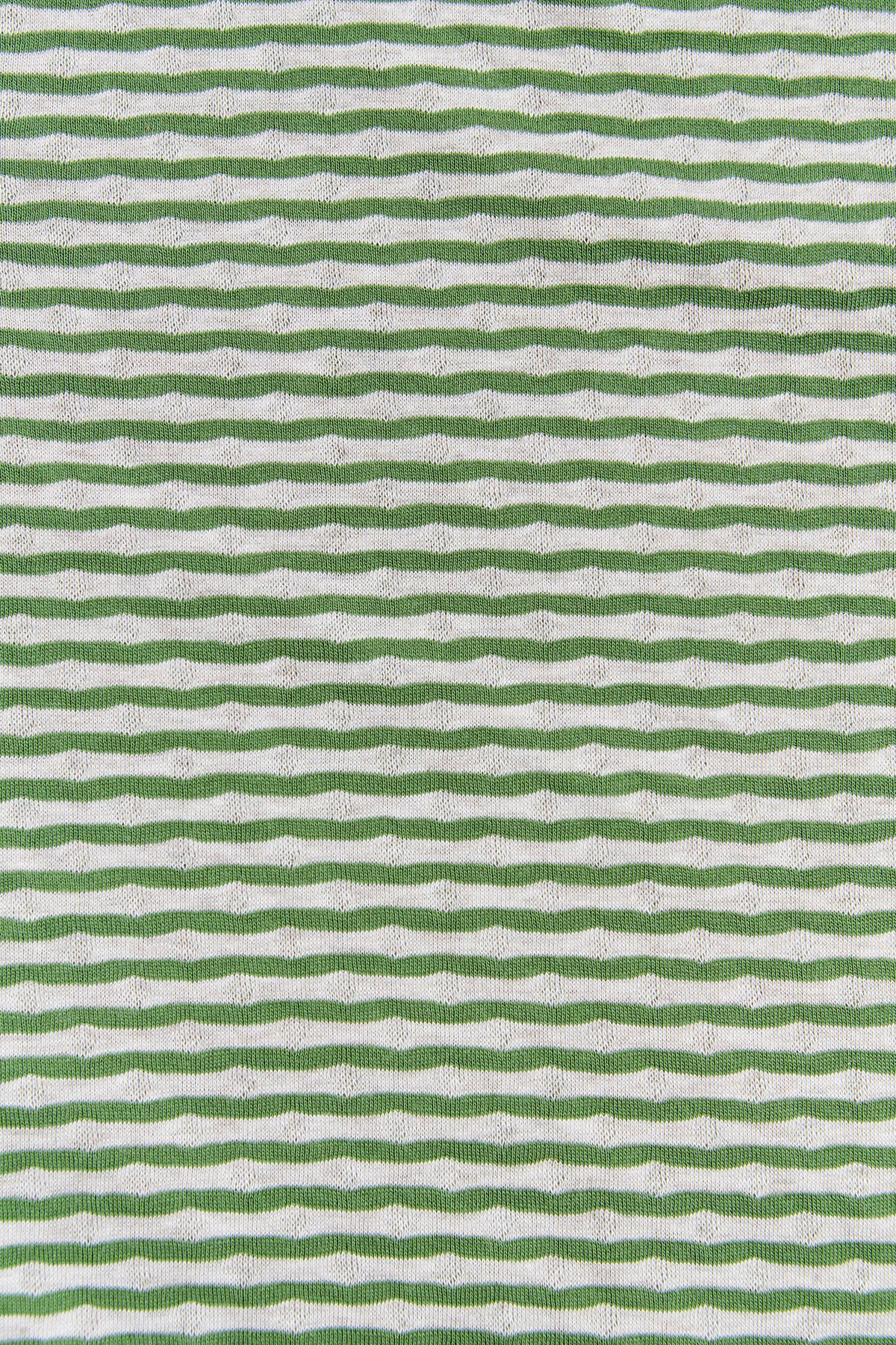 Kids' Reversible Long Sleeve Top, Forest Green-Beige-Melange — Leela Cotton, view 5