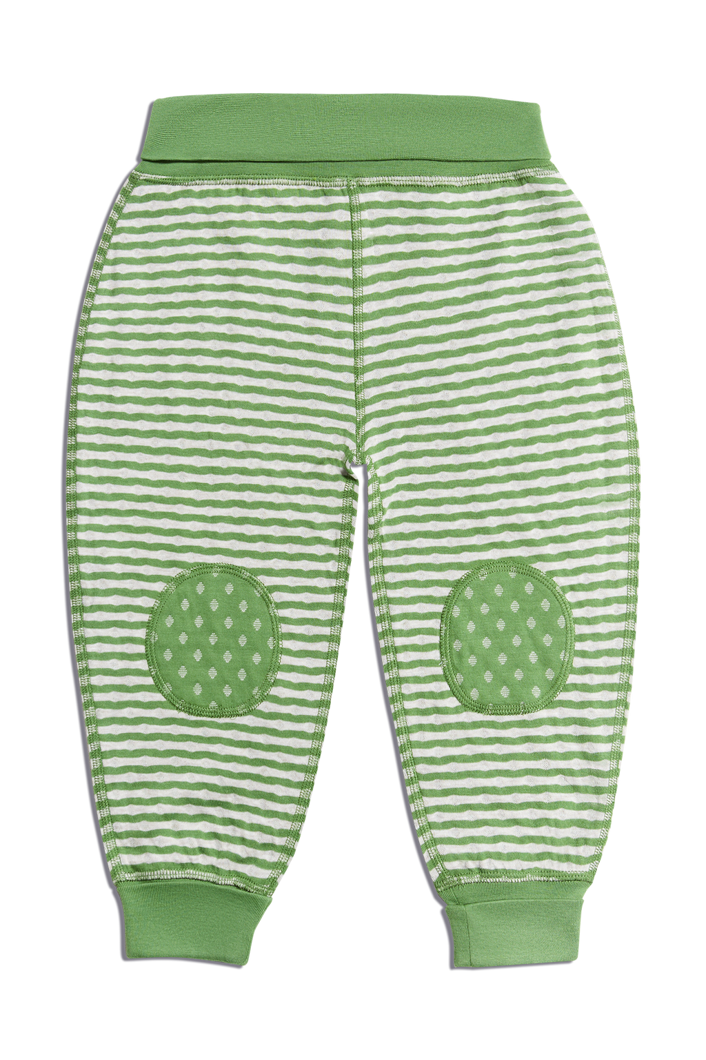Kids' Reversible Trousers, Forest Green - Beige - Melange