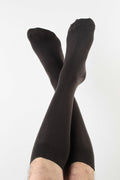 Unisex Premium Socks with Longer Cuffs, Brown (6-Pack)