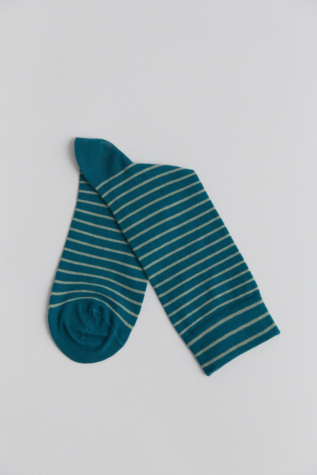 Unisex Premium Socks with Longer Cuffs, Petrol/ Frost Green (6-Pack)