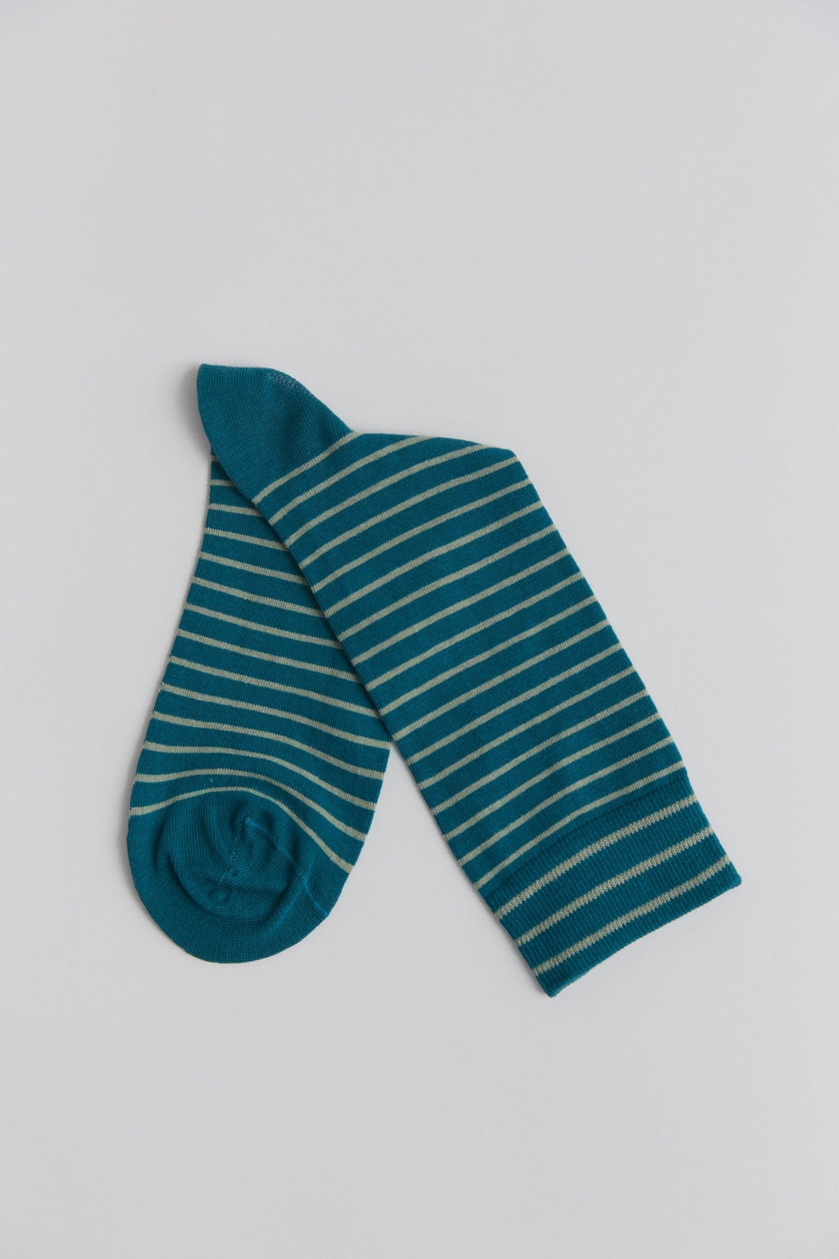Unisex Premium Socks with Longer Cuffs, Petrol/ Frost Green (6-Pack)