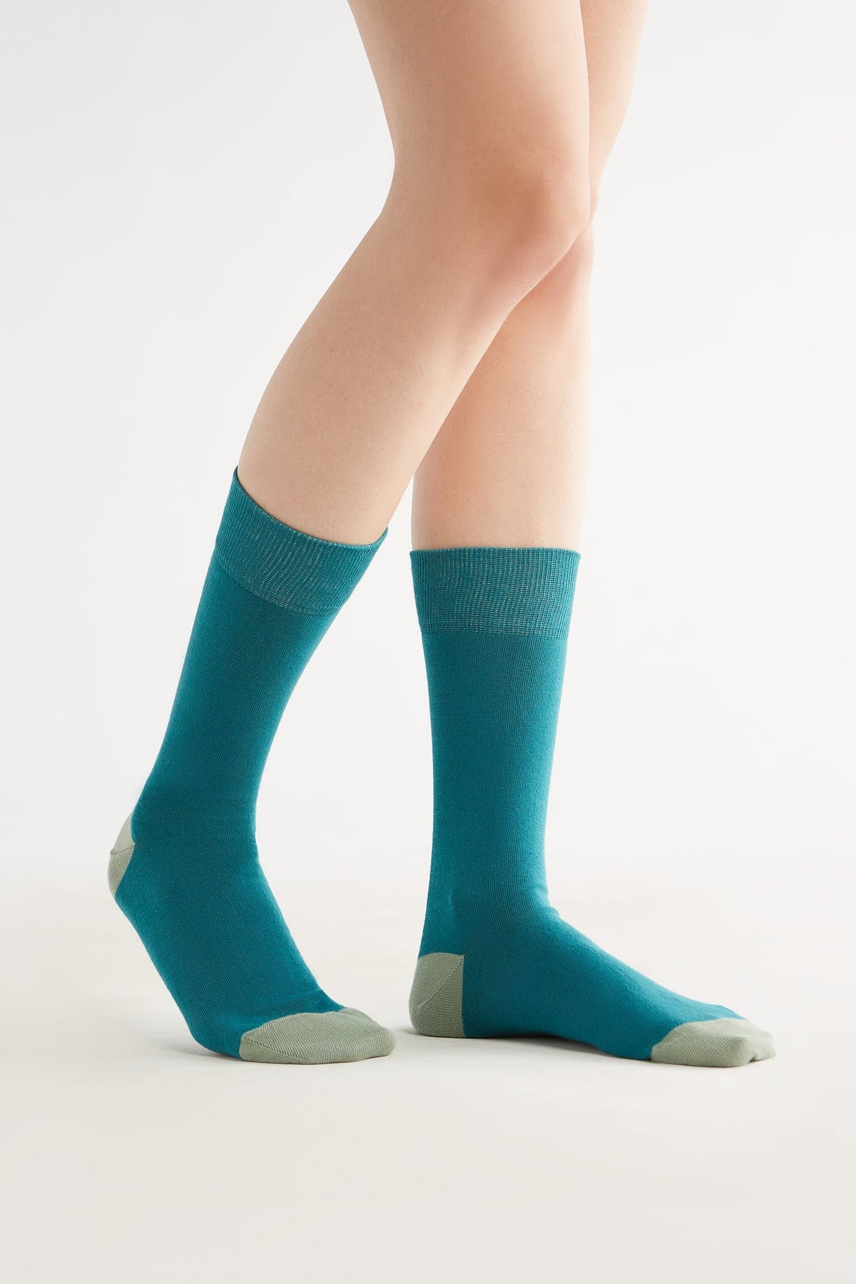Socks, Petrol - Frost Green (6-Pack)