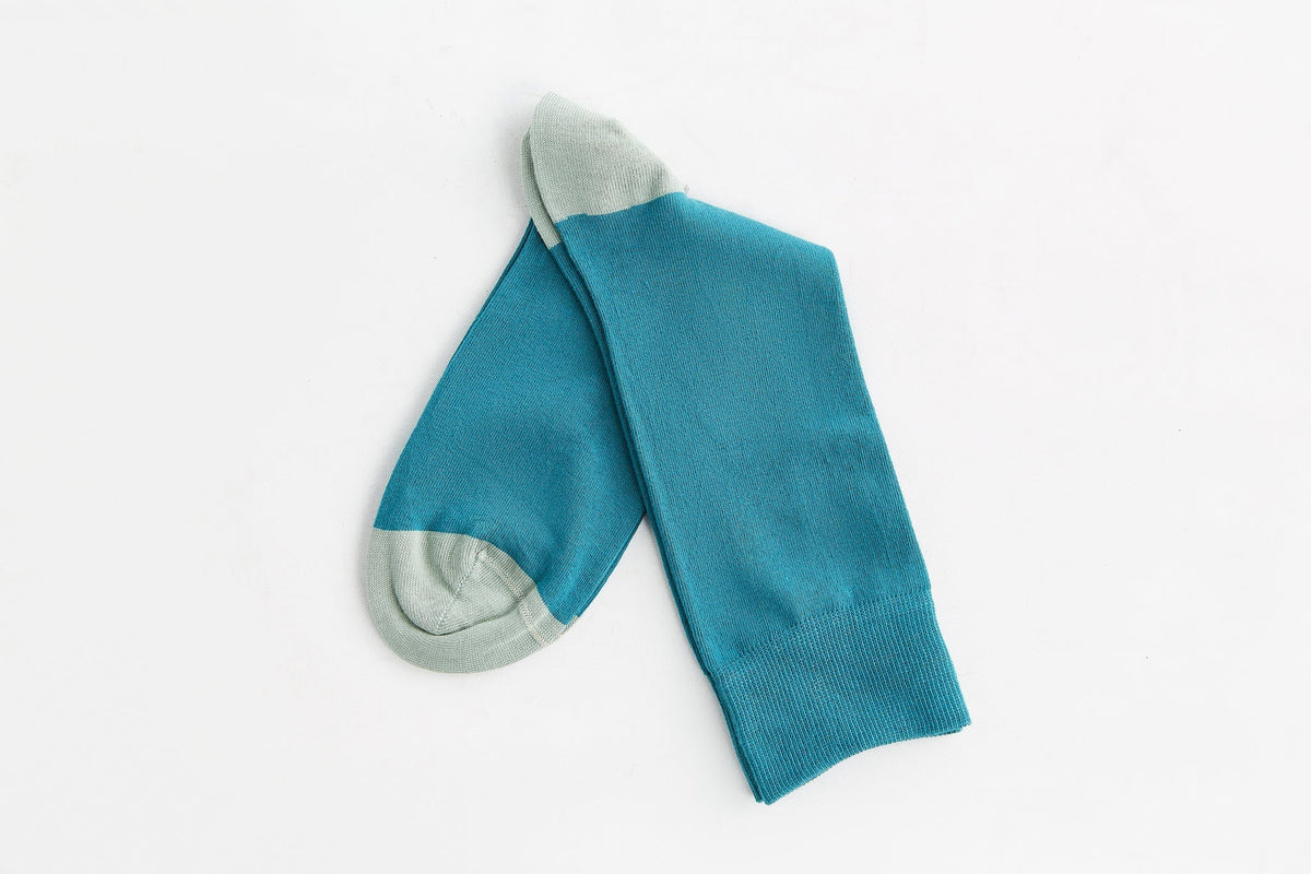 Socks, Petrol - Frost Green (6-Pack)