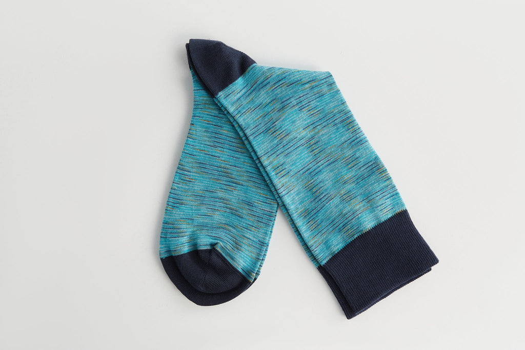 Socks, Space Turquoise (6-Pack)