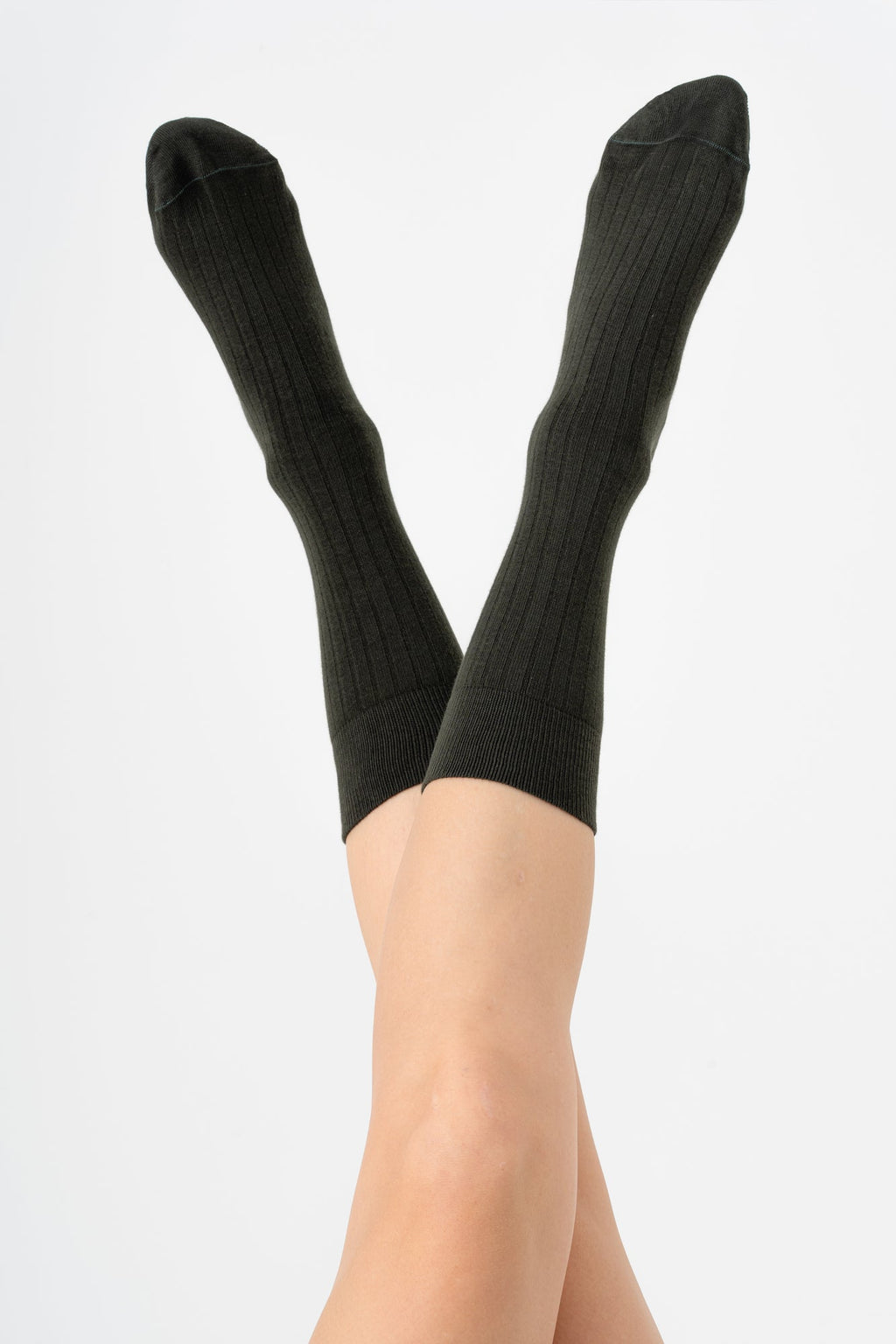 Business Socks, Olive Brown
