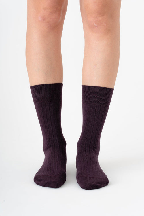 Business Socks, Grape — Albero Natur
