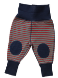 Kids' Reversible Trousers, Tomato Red - Grey