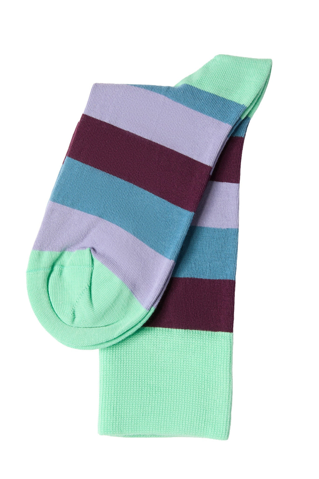 Unisex Socks, Kiwi/ Magenta/ Dove Blue/ Lavender