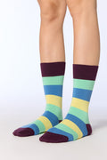 Unisex Socks, Magenta/ Kiwi/ Aquamarine/ Lime