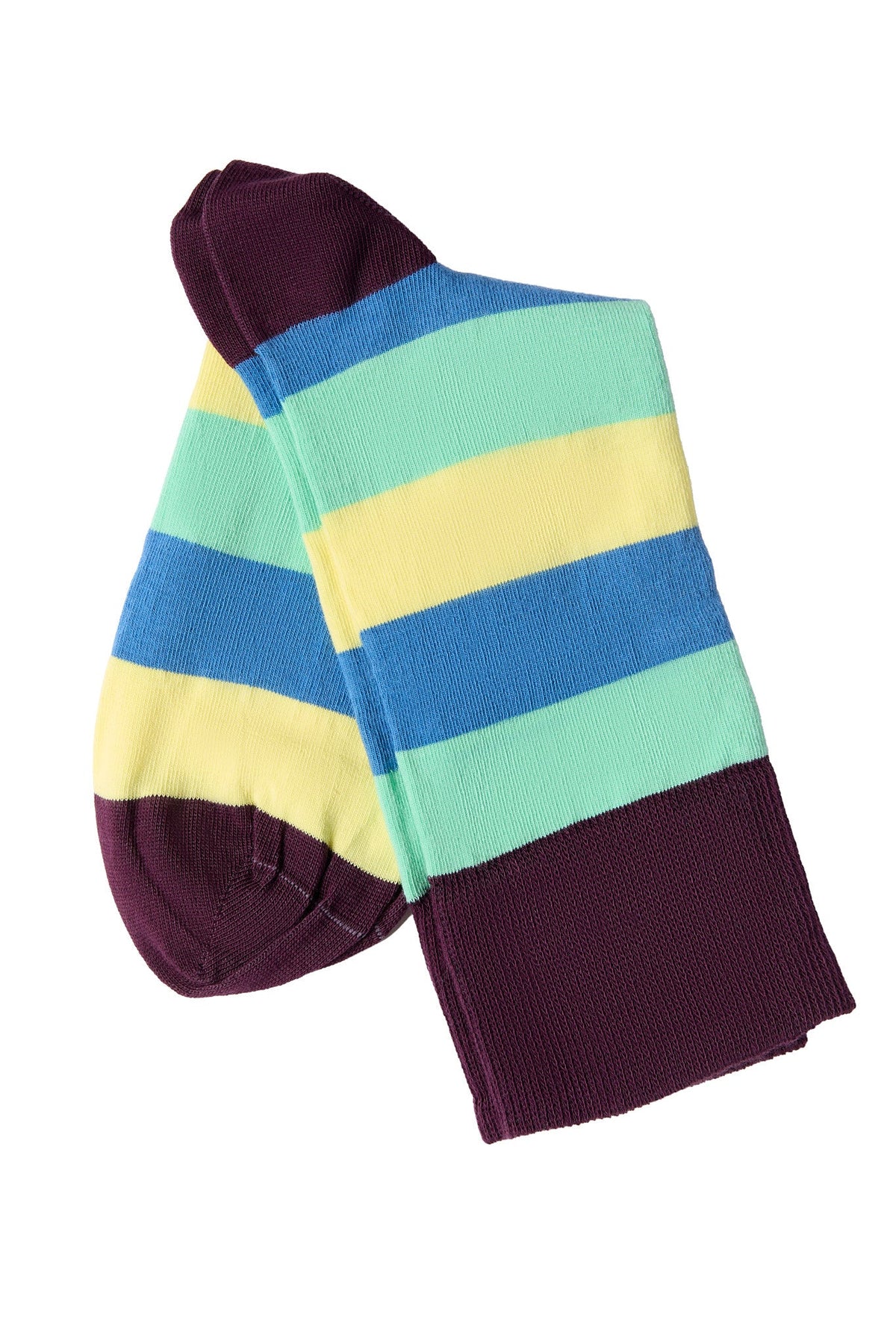 Unisex Socks, Magenta / Kiwi / Aquamarine / Lime — Albero Natur, view 4