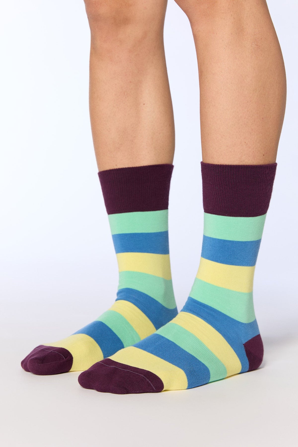 Unisex Socks, Magenta/ Kiwi/ Aquamarine/ Lime
