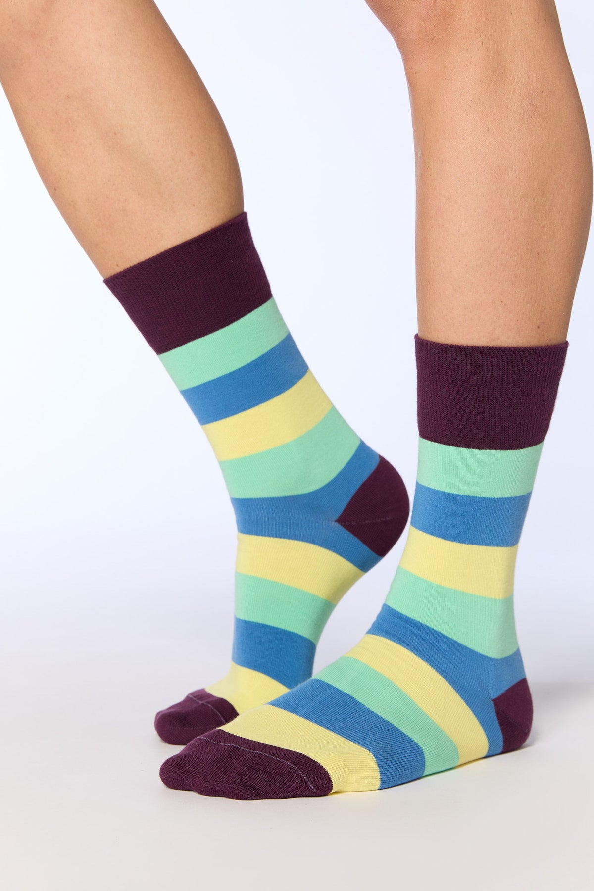 Unisex Socks, Magenta/ Kiwi/ Aquamarine/ Lime