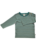 Baby Basic Long Sleeve Top, Light Grey - Ocean Blue - Moss Green