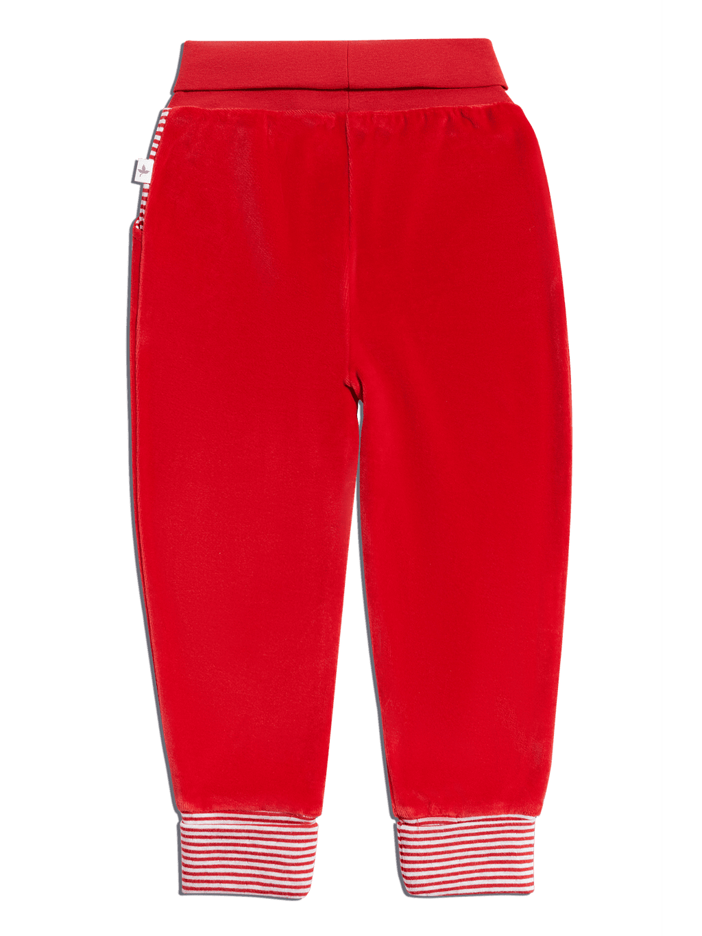 Baby Velour Trousers, Brick Red