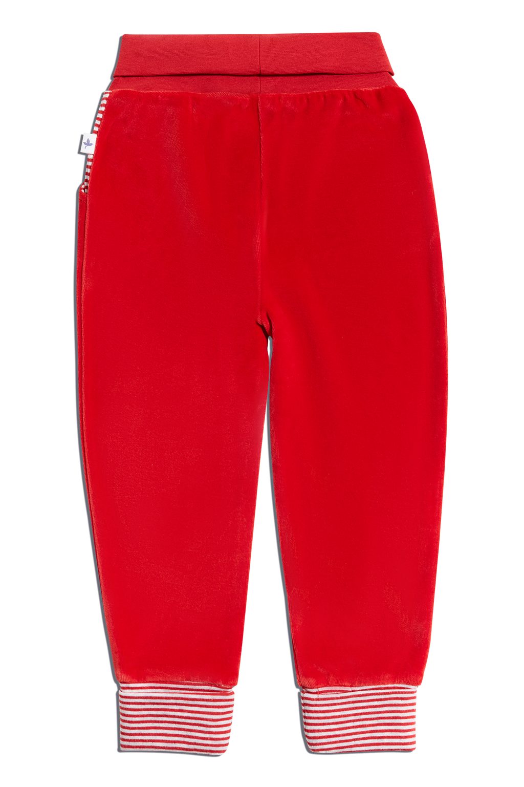 Baby Velour Trousers, Brick Red