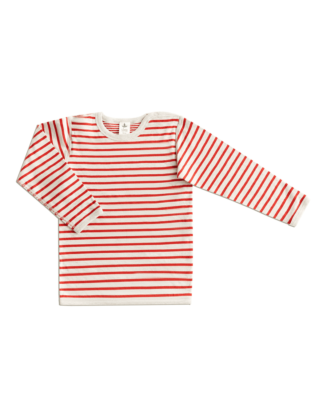 Kids' Reversible Long Sleeve Top, Grey - Brick Red