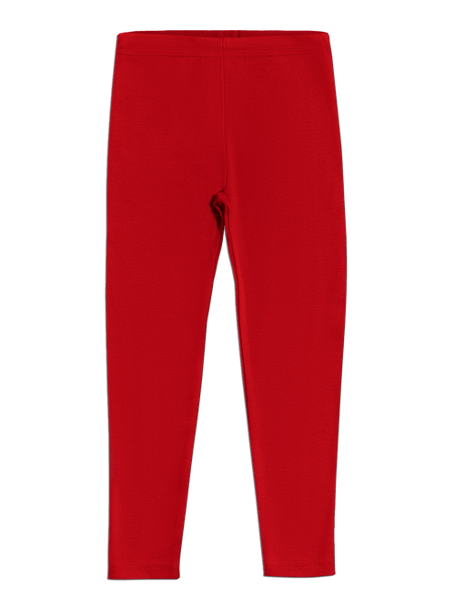 Baby Leggings, Red — Leela Cotton