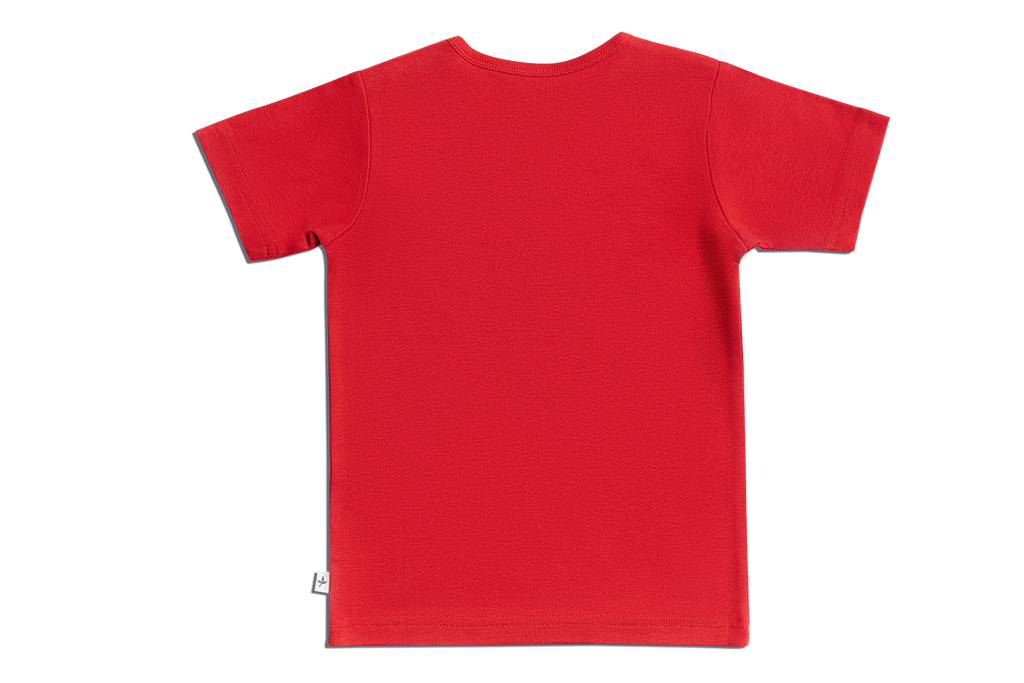 Baby Basic Short Sleeve Top, Brick Red