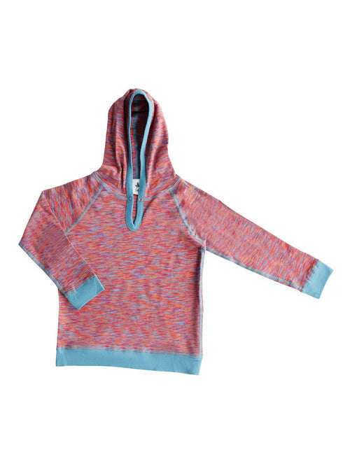 Baby Hooded Top, Flame — Leela Cotton